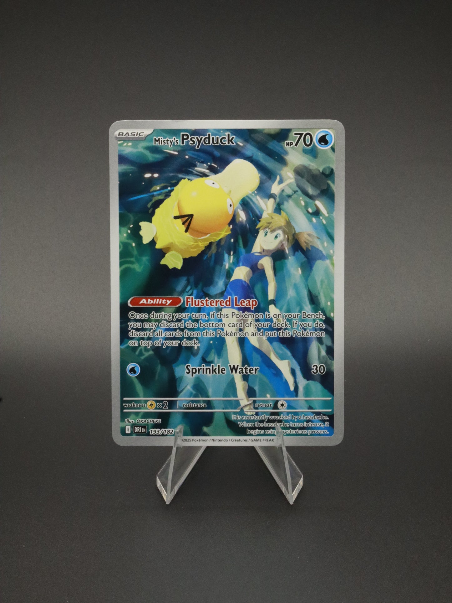 Misty's Psyduck Illustration Rare 193/182