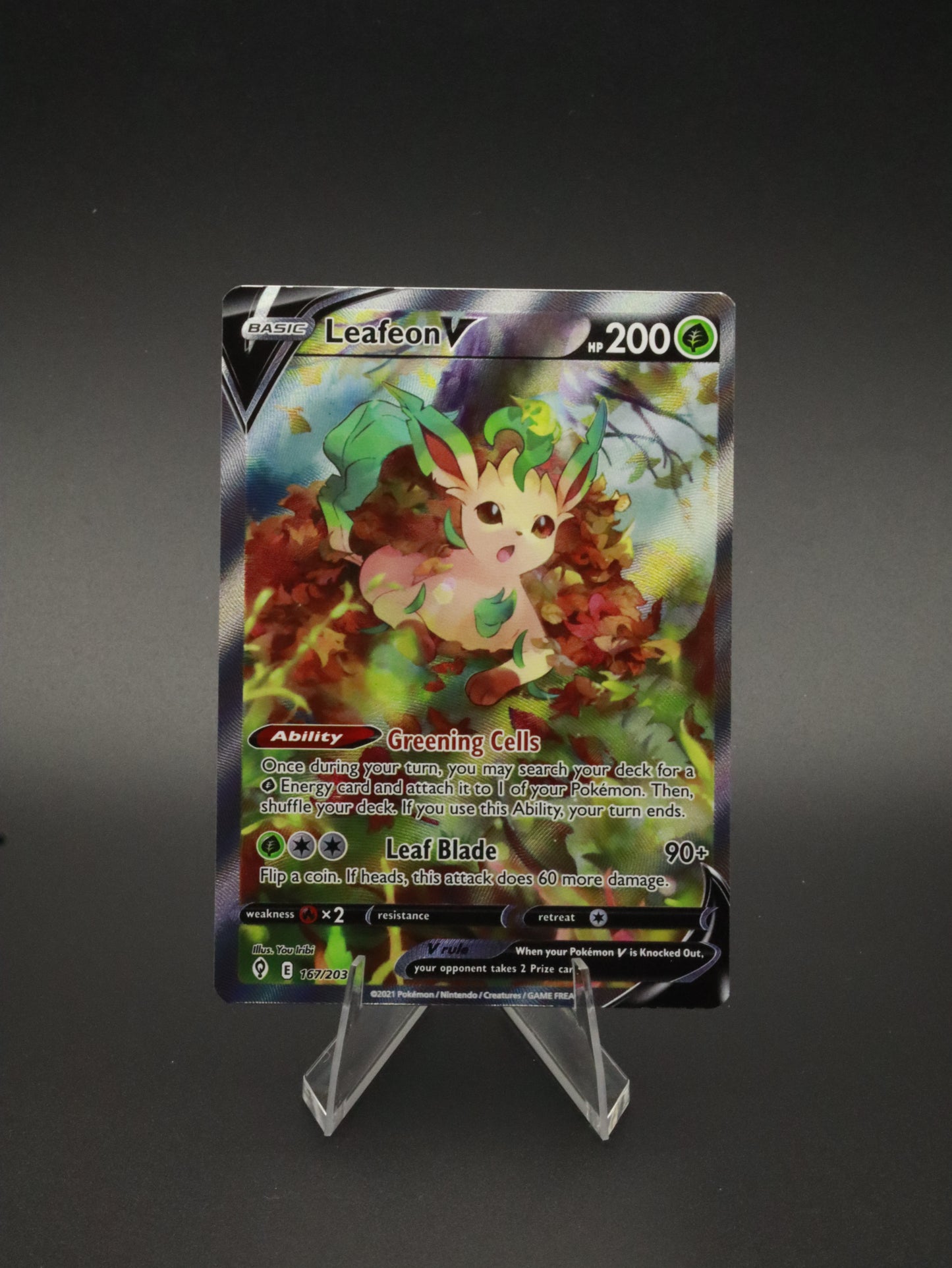 Leafeon V 167/203 Ultra Rare