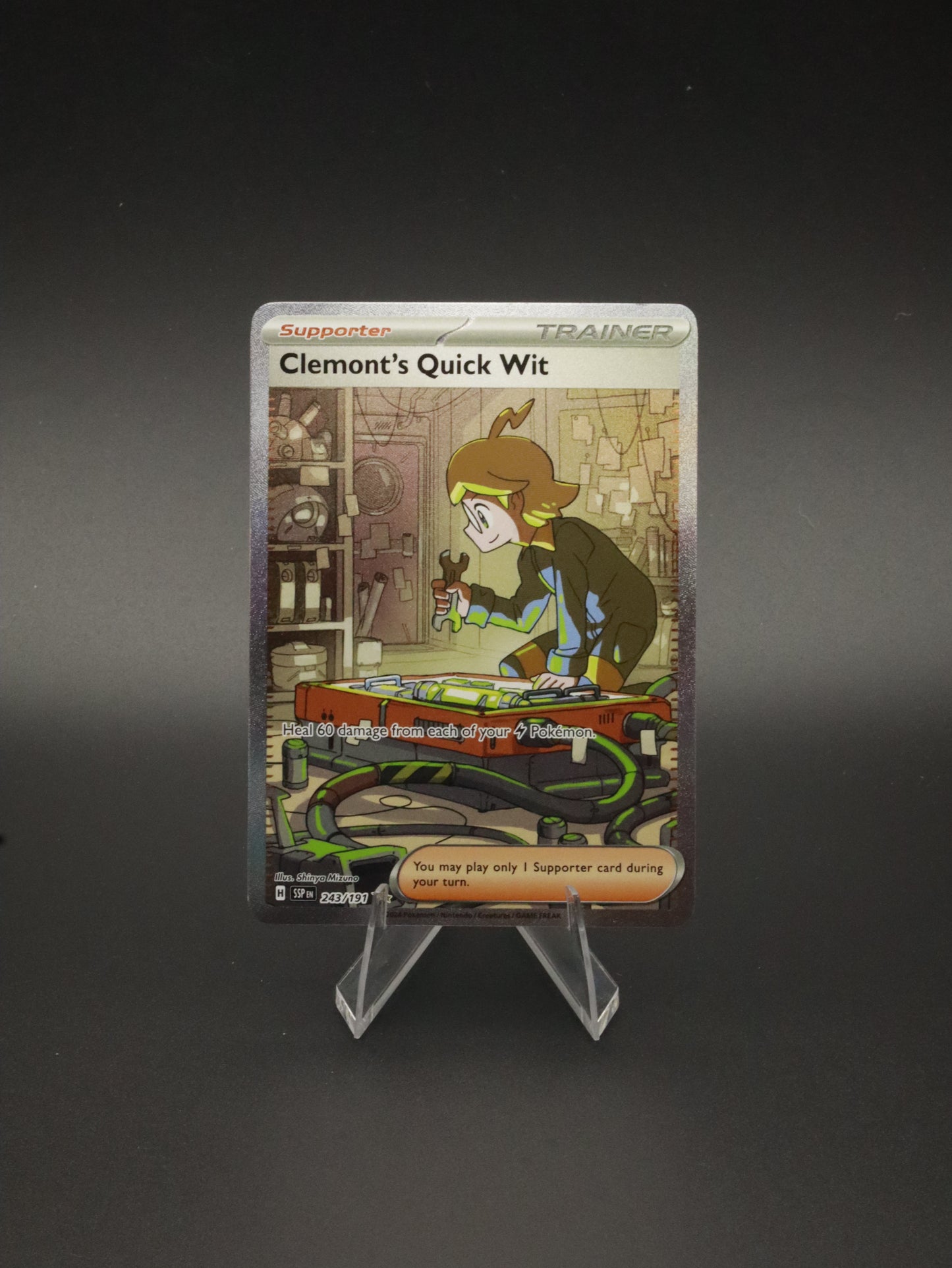 Clemont's Quick Wit Special Illustration Rare 243/191