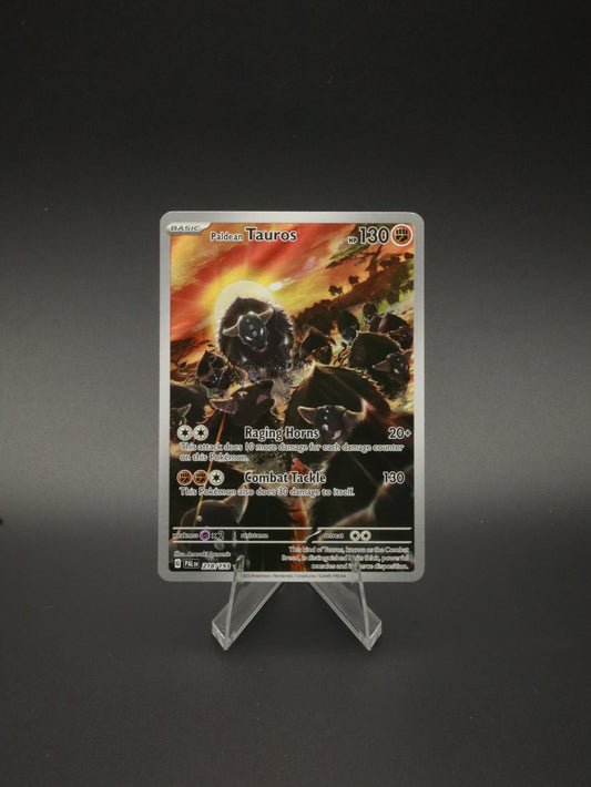 Paldean Tauros Illustration Rare 218/193