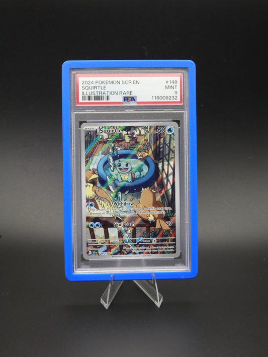Squirtle Illustration Rare 148/142 PSA 9